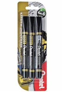 Pentel Poland Sp z o.o MARKER PERMANENTNY ZE ŚCIĘTĄ KOŃCÓWKĄ N860 A/CZARNY N860A-3B - Markery permanentne - miniaturka - grafika 2