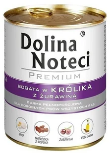 Dolina Noteci Premium Bogata W Królika I Żurawinę Puszka 800G X 6Szt - Mokra karma dla psów - miniaturka - grafika 2