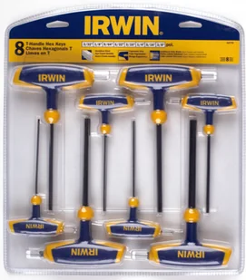 IRWIN t10771 sześciokątny klucz-zestaw, z uchwytem typu T, 8-częściowy T10771 - Klucze i nasadki - miniaturka - grafika 2