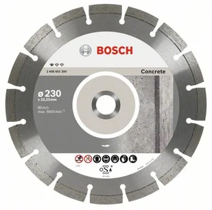 Bosch diamentowa TARCZA DO BETONU BPE 125 mm 2608602197 - Tarcze do pił - miniaturka - grafika 2