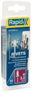 Rapid Nity wzmocnione  śr. 3 2 x 8 mm 50 szt. - Nity - miniaturka - grafika 2