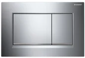 Przyciski spłukujące - Geberit Sigma 30 przycisk do wc chrom mat chrom 115883KH1 115.883.KH.1 - miniaturka - grafika 1