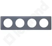 Klawisze i ramki - Legrand 066734 CELIANE RAMKA ŁUPKOWA X4 POZ/PION - miniaturka - grafika 1