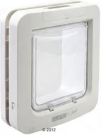Pozostałe akcesoria dla kotów - SureFlap Drzwiczki z mikrochipem, duże - Forma do montażu w szkle, biała - miniaturka - grafika 1