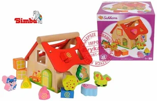 Eichhorn Drewniany domek kształtów 2098 - Układanki dla dzieci - miniaturka - grafika 2