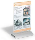 Systemy ekspozycyjne i znaki informacyjne - Durable Tabliczka na stół A5 PRESENTER - miniaturka - grafika 1