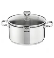 Garnki - Tefal TEFAL DUETTO GARNEK ZE STALI NIERDZEWNEJ 24CM 4,7L A70546 A70546 - miniaturka - grafika 1