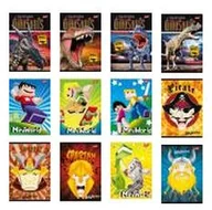 Zeszyty szkolne - Unipap Zeszyt A5 16 kartek w podwójną linię chłopięcy - miniaturka - grafika 1