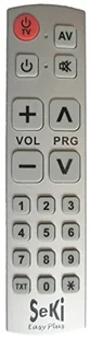 Seki SeKi Easy Plus Pojętny uniwersalny pilotowi zdalnego sterowania Srebrny/Czarny 4260237197225 - Inne akcesoria audio-wideo Seki SeKi Easy Plus Pojętny uniwersalny pilotowi zdalnego sterowania Srebrny/Czarny 4260237197225 - Inne akcesoria audio-wideo - miniaturka - grafika 1