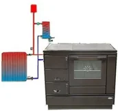 Kuchnie węglowe - Moravia 888, 045 88827603 Kuchnia6 kW TP 9100 THERME typ 02 - brąz z pła - miniaturka - grafika 1