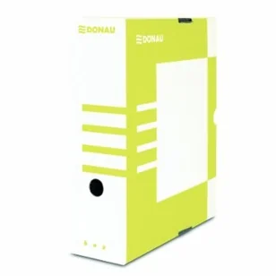 Donau Pudło archiw. A4 100mm kartonowe - żółty - Pudła i kartony archiwizacyjne - miniaturka - grafika 3