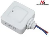 Czujniki ruchu i zmierzchu - Maclean Czujnik ruchu mikrofalowy do zabudowy MCE137, 1200W zasięg 4m-10m - miniaturka - grafika 1