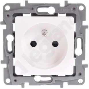 Legrand Gniazdo 2p+z 16a z przesłoną białe 664536 - Gniazdka elektryczne - miniaturka - grafika 4
