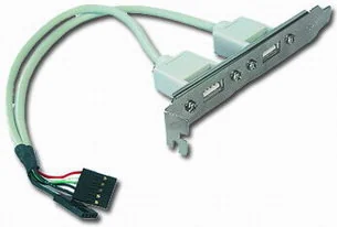 Gembird GNIAZDO USB 2XA NA śLEDZIU KKGGKUBI0310 [135411] - Kable USB - miniaturka - grafika 2