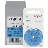 Baterie i akcesoria - Siemens 60 x baterie do aparatów słuchowych Signia 675 MF - miniaturka - grafika 1