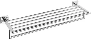 Sapho BETA Półka na ręczniki z relingiem 65,5 cm XQ601 (132205072) - Wieszaki łazienkowe - miniaturka - grafika 2