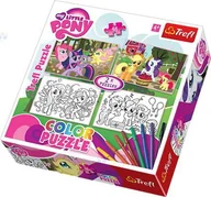 Puzzle - Trefl Puzzle Wesołe kucyki My Little Pony Color Puzzle 48 el. 5439 - miniaturka - grafika 1