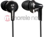 Słuchawki - Panasonic RPHJE190EK czarne - miniaturka - grafika 1