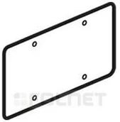 Klawisze i ramki - Legrand Pokrywa uniwersalna do puszek podwójnych - Batibox 080182 - miniaturka - grafika 1