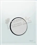 Przyciski spłukujące - TECE Przycisk spłukujący ze szkła do pisuaru loop 9242660 szkło białe / przy - miniaturka - grafika 1
