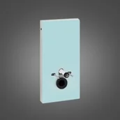 Stelaże i zestawy podtynkowe do WC - Geberit 131.021.SL.5 Moduł sanitarny Monolith do WC wiszącego, H101, szk - miniaturka - grafika 1