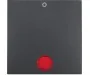 Wyłączniki światła i elektryczne - Berker KLAWISZ POJEDYNCZY Z SOCZEWKĄ I NADRUKIEM 0 ANTRACYT B.KWADRAT/ B.3/ B.7 (16241606) - miniaturka - grafika 1