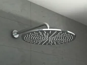 Deszczownice - Kohlman R40 deszczownica okrągła 40x40 z ramieniem sufitowym chrom R40 + CN - miniaturka - grafika 1