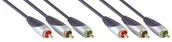 Kable - Bandridge Komponent 3 x CINCH wtyk - 3 x CINCH wtyk 10,0m Premium (SVL3310) - miniaturka - grafika 1