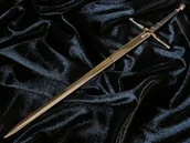 Repliki - broń - Płatnerze hiszpańscy MINIATURKA HISTORYCZNY MIECZ SZKOCKICH GÓRALI CLAYMORE - miniaturka - grafika 1