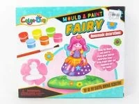 Nieprzypisany Figurka do malowania 27x23cm wróżka ICOM113 - Figurki dla dzieci - miniaturka - grafika 2