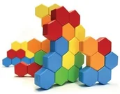 Klocki - Fat Brain Toys KLOCKI Hexactly 24 elementy FB0001 - miniaturka - grafika 1