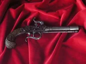 Repliki - broń - Hiszpania DAWNY PISTOLET KAPISZONOWY Z XVIII W. - miniaturka - grafika 1