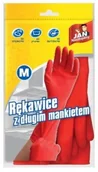 Inne artykuły do sprzątania - Jan Niezbędny Rękawiczki Z DŁUGIM MANKIETEM M (8571020448) - miniaturka - grafika 1