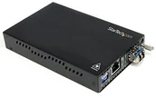Konwertery sieciowe i transceivery - STARTECH.COM StarTech. com Gigabit Ethernet Media Converter, czarny ET91000LC2 - miniaturka - grafika 1