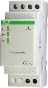 F&F Filipowski Czujnik zaniku fazy CZF-B ze stałym progiem asymetrii FiF 3041 - Wyłączniki światła i elektryczne - miniaturka - grafika 3
