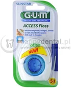 Nici dentystyczne - Sunstar GUM Butler ACCESS Floss 50szt. (3200) - puszysta nitka dentystyczna na r - miniaturka - grafika 1