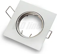 Oprawy, klosze i abażury - LED line Oprawa kwadratowa ruchoma, odlew - biały matowy 242977 - miniaturka - grafika 1