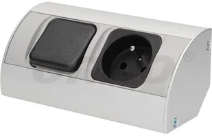 Orno Gniazdo meblowe z wyłącznikiem 1x230V OR-AE-1302 - Gniazdka elektryczne - miniaturka - grafika 2