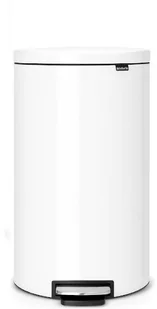 Brabantia Kosz pedałowy FlatBack+ 30L Biały 485206 - Kosze na śmieci - miniaturka - grafika 2