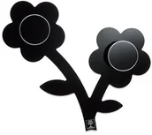 Wieszaki i stojaki - Foppapedretti Wieszak ścienny na ubrania Foppapedretti Appendifiore - Czarny - miniaturka - grafika 1