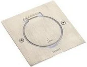 Gniazdka elektryczne - Legrand 089700 POKRYWA GNIAZD POJEDYNCZA KWADRATOWA INOX - miniaturka - grafika 1