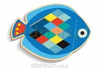 Układanki dla dzieci - Djeco Drewniana Układanka - Rybka - miniaturka - grafika 1