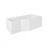 Wanny - PMD Piramida Besco Integra 150x75 lewa biała BSCWNINT150L - miniaturka - grafika 1
