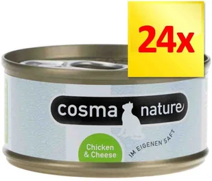Cosma Zestaw Nature, 24 x 70 g - Pierś z kurczaka i krewetki - Mokra karma dla kotów Cosma Zestaw Nature, 24 x 70 g - Pierś z kurczaka i krewetki - Mokra karma dla kotów - miniaturka - grafika 1