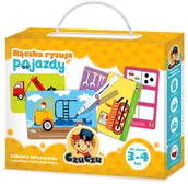 Zabawki interaktywne dla dzieci - CzuCzu Rączka rysuje pojazdy 9003 - miniaturka - grafika 1