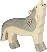 Figurki dla dzieci - Holztiger Drewniany wilk 80109 - miniaturka - grafika 1