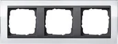 Klawisze i ramki - Gira EVENT CLEAR BIAŁY/ANTRACYT Ramka X3 [0213728] - miniaturka - grafika 1