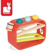 Klocki - Janod , Przebijanka drewniana, Frappa'Ball - miniaturka - grafika 1