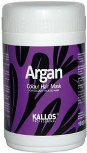 Kallos Maska do włosów FARBOWANYCH Z OLEJKIEM Z DRZEWA ARGANOWEGO 1000ml - Maski do włosów - miniaturka - grafika 2