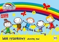 Szkolne artykuły papiernicze - KW Trade Blok rysunkowy Fiorello A4 20 kartek - miniaturka - grafika 1